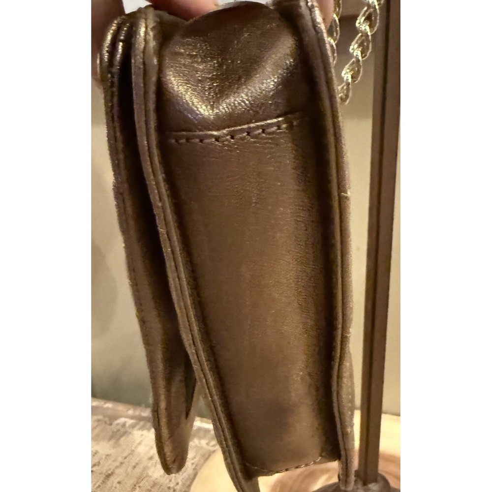 Kate Spade Gold Quilted Leather Mini Emerson Place Vivenna Crossbody Bag - Picture 12 of 15